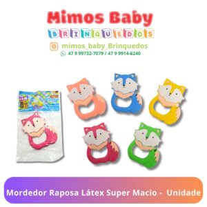Mordedor Raposa Látex Super Macio -  Unidade
