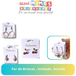 Par de Brincos , Unidade, Sortido