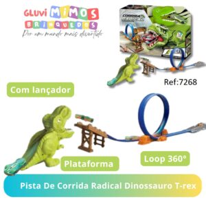 Pista De Corrida Radical Dinossauro T-rex