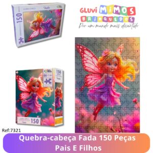 Quebra-cabeça Fada 150 Peças Pais E Filhos