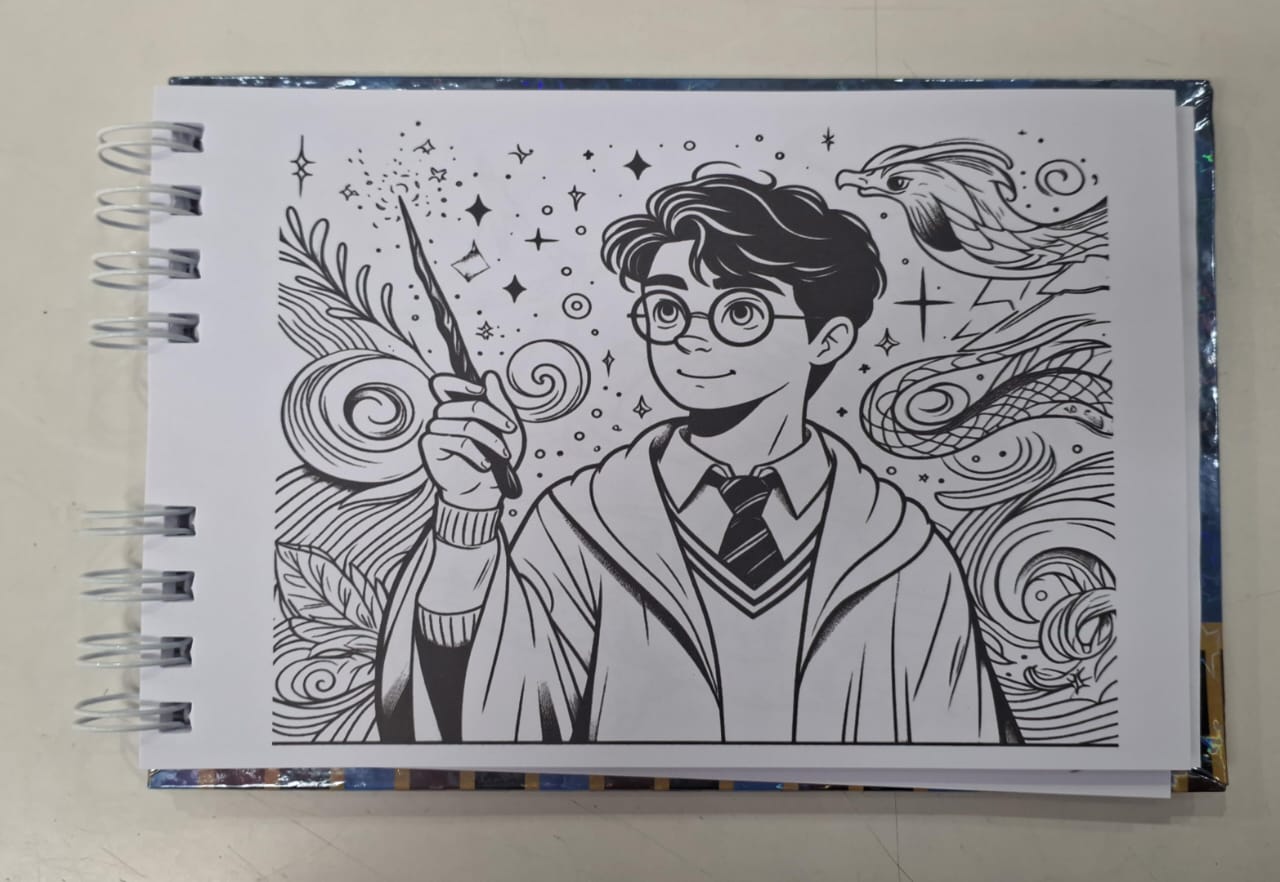 Livro Bobbie Goods Harry Potter Azul – Gluvi Mimos Brinquedos