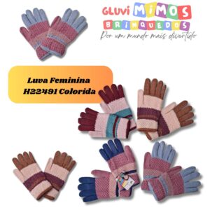 Luva Feminina  H22491 Colorida