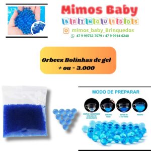 Orbeez Bolinhas de gel + ou - 3.000