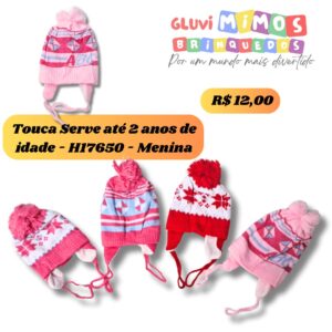 Touca Serve até 2 anos de idade - H17650 - Menina