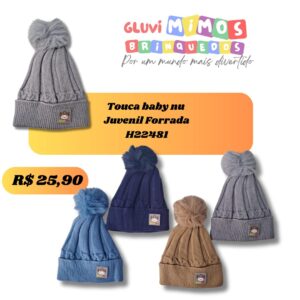 Touca baby nu  Juvenil Forrada H22481