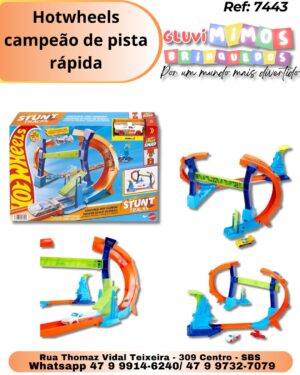 Pista Hot Wheels Campeão Salto Espiral Mattel GBF81