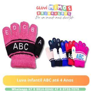 Luva infantil ABC até 4 Anos