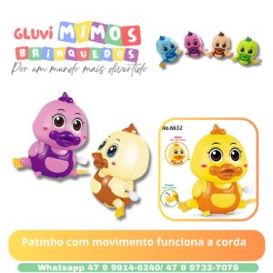 Patinho com movimento funciona a corda - Unidade