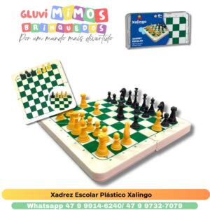 Xadrez Escolar Plástico Xalingo