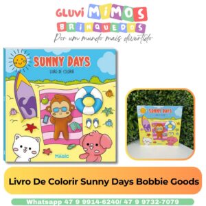 Livro De Colorir Sunny Days Bobbie Goods
