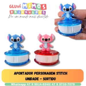 Apontador Personagem Stitch  Unidade - Sortido