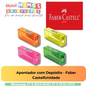 Apontador com Depósito - Faber Castell - Unidade