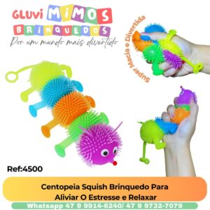 Centopeia Squish Brinquedo Para Aliviar O Estresse E Relaxar