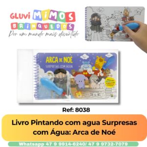 Livro Pintando com agua Surpresas com Água: Arca de Noé