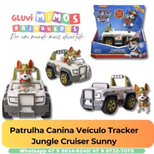 Patrulha Canina Veículo Tracker Jungle Cruiser Sunny