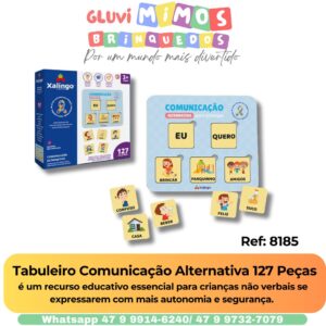 Tabuleiro Comunicação Alternativa 127 Peças