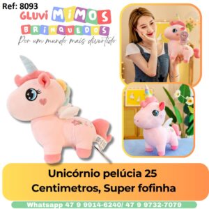Unicórnio pelúcia 25  Centimetros, Super fofinha