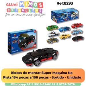 Blocos de montar Super Maquina Na  Pista 184 peças a 186 peças - Sortido - Unidade - Lego