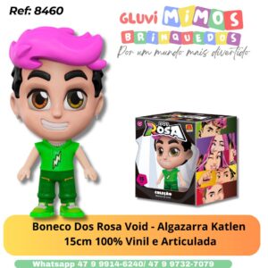 Boneco Dos Rosa Void - Algazarra Void  15cm 100% Vinil e Articulada