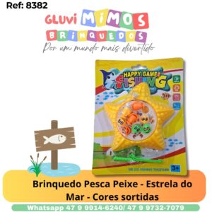 Brinquedo Pesca Peixe - Estrela do Mar - Cores sortidas