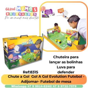 Chute a Gol  Gol A Gol Evolution Futebol - Adijomar- Futebol de mesa