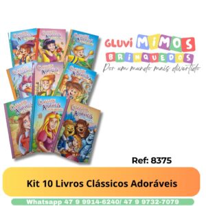 Kit 10 Livros Clássicos Adoráveis