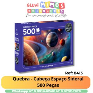 Quebra - Cabeça Espaço Sideral 500 Peças