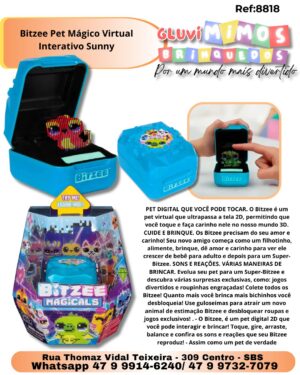 Bitzee Pet Mágico Virtual Interativo Sunny