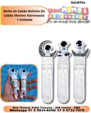 Bolha de Sabão Bolinha De Sabão Menino Astronauta  1 Unidade