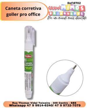 Caneta corretiva goller pro office