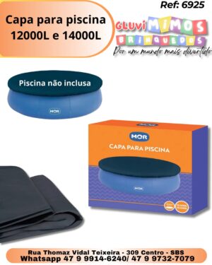 capa para piscina redonda 3,7m de diâmetro 12 000L e 14 000L