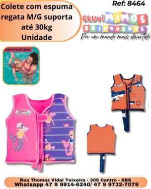 Colete Infantil Regata Espuma M/G Até 30kg