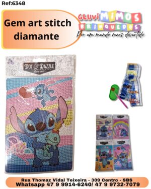 Gem art stitch diamante