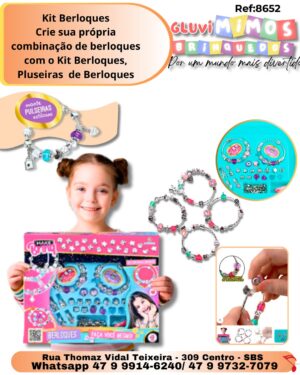 Kit Pulseiras e Berloques  - Polibrinq