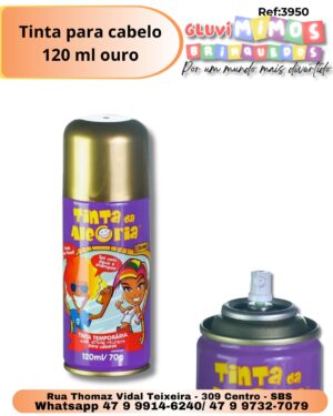 Tinta para cabelo 120 ml ouro