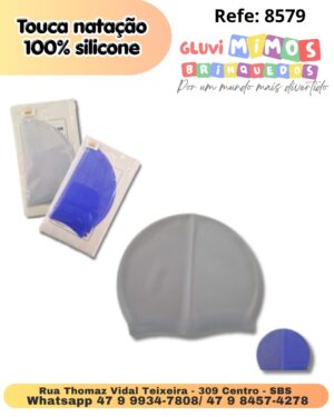 Touca natação 100% silicone