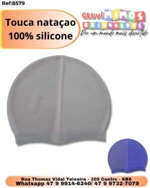 Touca natação 100% silicone