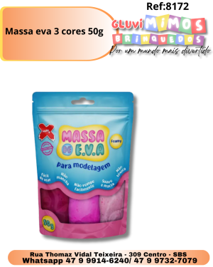 Massa eva 3 cores 50g