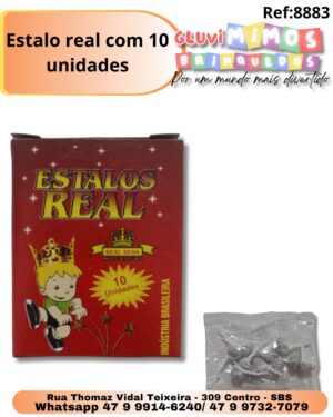 Estalo real com 10 unidades