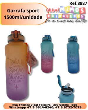 Garrafa sport 1500ml/unidade