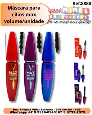 Máscara para cílios max volume/unidade
