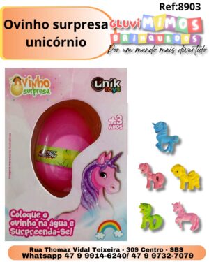 Ovinho surpresa unicórnio