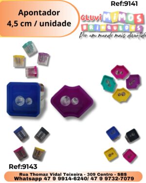 Apontador 4,5 cm / unidade