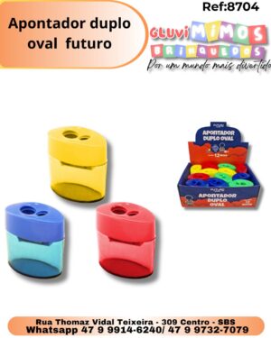 Apontador duplo oval  futuro / unidade