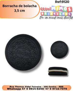 Borracha de bolacha 3,5 cm