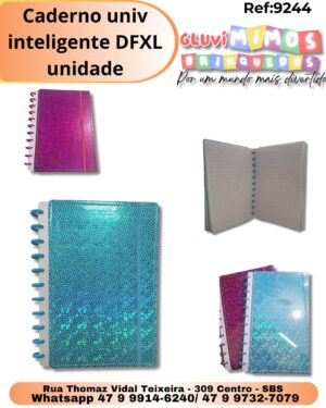 Caderno univ inteligente dfxl / unidade
