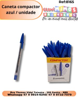 Caneta compactor azul / unidade