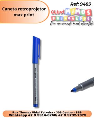 Caneta retroprojetor max print