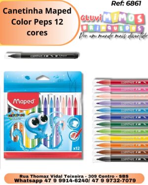 Canetinha Maped Color Peps 12 cores