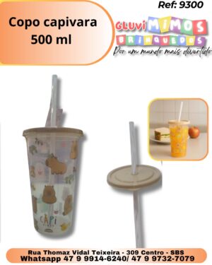 Copo capivara 500 ml